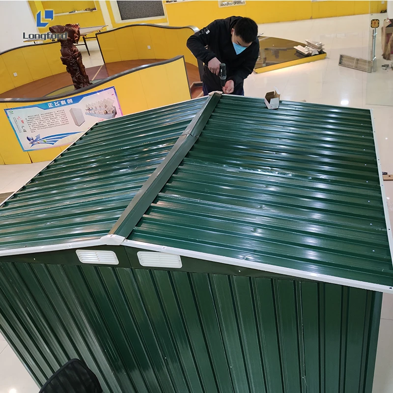  Новый металлический садовый сарай 8X10FT Apex инструмент для хранения