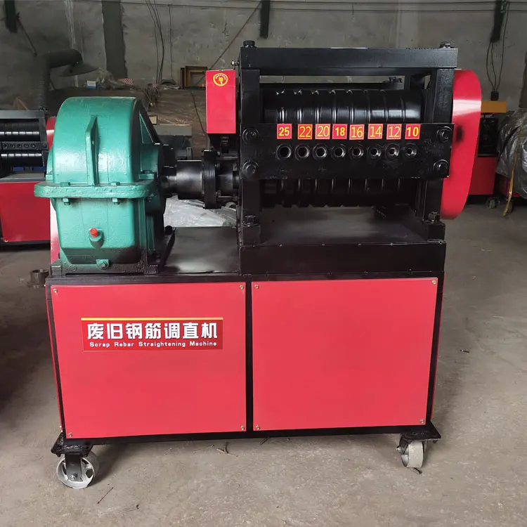 6-16mm Used Rebar Straightening Machine 25mm Scrap Steel Bar Rebar Rod Straightening Machine for Sale