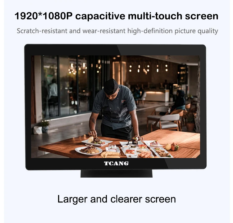 Restaurant Pos Machine 15.6 Inch Touch All In One Android Cash Register Billing Pos Terminal For Retail Sale Cashier Machine