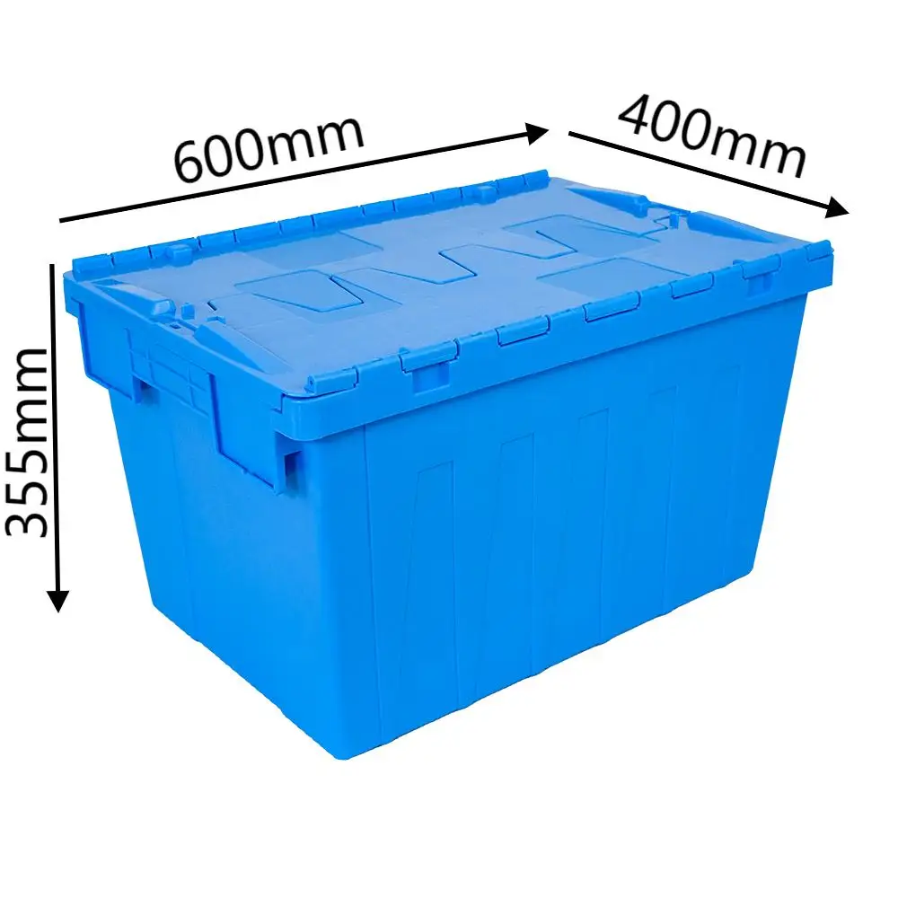 Storage solid box heavy duty plastic crates plastic moving crate turnover container
