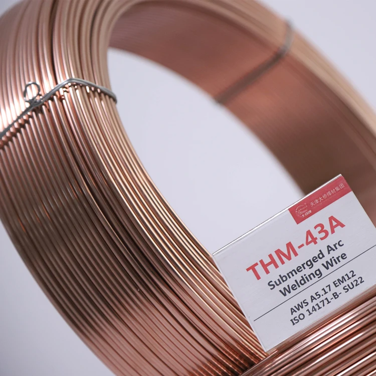 TIANJIN BRIDGE SAW Solid Wire  GB/ T5293 SU26  THM-43A  AWS A5.17 EM12 WELDING WIRE