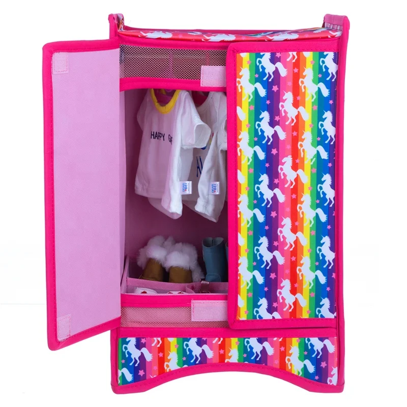 Fashion doll house accessories doll furniture closet wardrobe