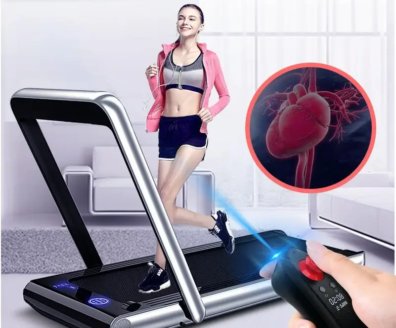 E5 Foldable Electric Home Treadmill Fitness Equipment Walking Running Mini Treadmill fitness