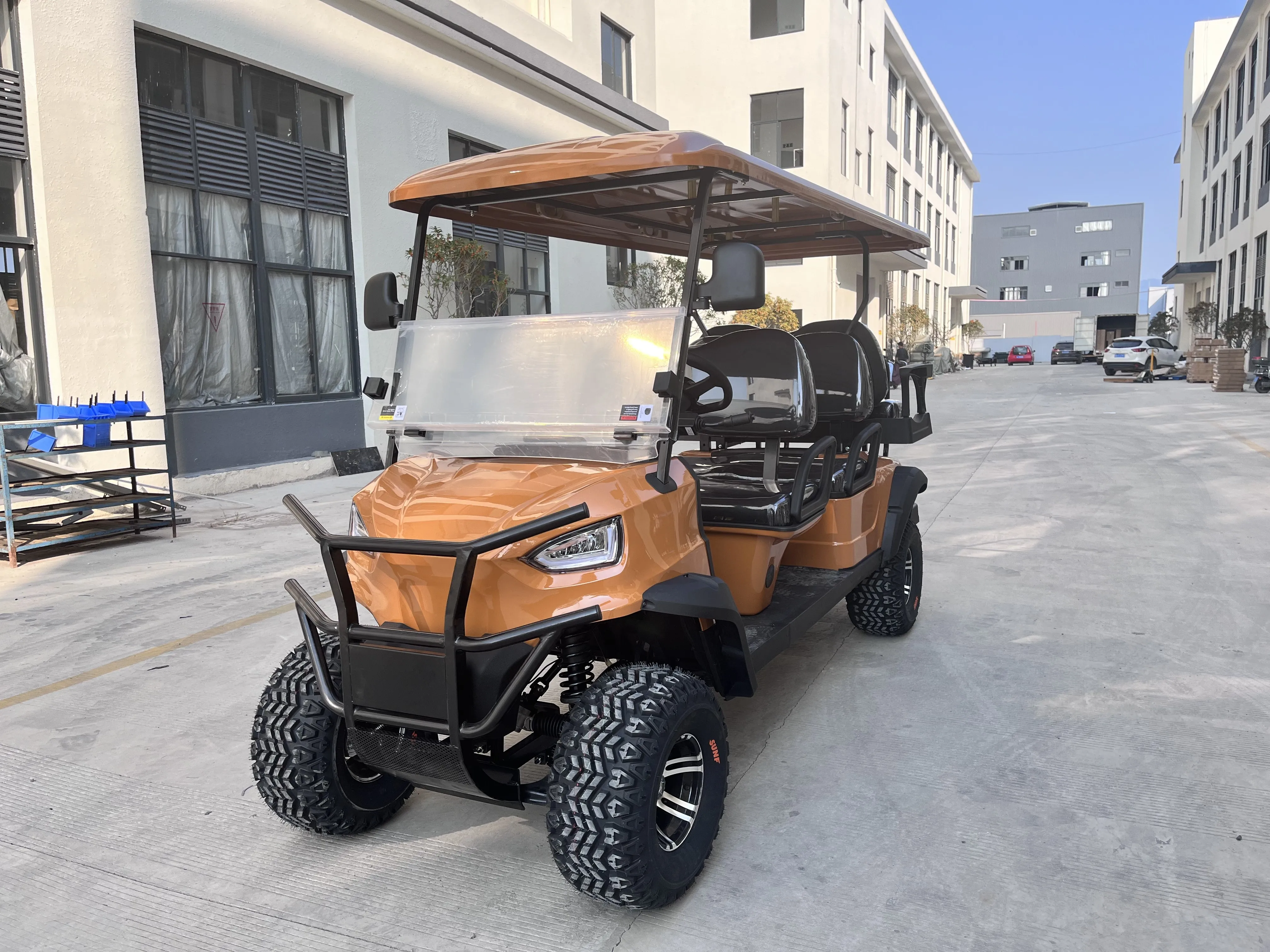 gasoline vintage golf carts 4-Stroke Oil Cooler Fuel tank capacity 150CC 300CC Golf Cart 4-6 Seats For Hunting With CE