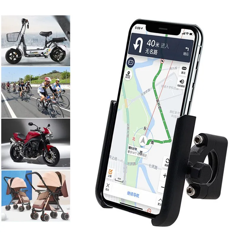 New aluminium motorbike phone holder for  4'-6.5' mobile devices