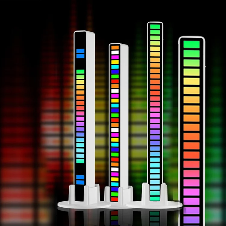 32 светодиода звукосниматель музыкальный ритм RGB Мечта изменение цвета беспроводная атмосферная комнатная лампа