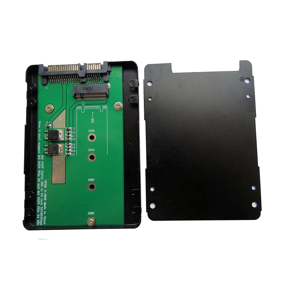 SSD производительность: M2 SATA 7 мм алюминиевый сплав NGFF на 2 5 дюймов адаптер карты