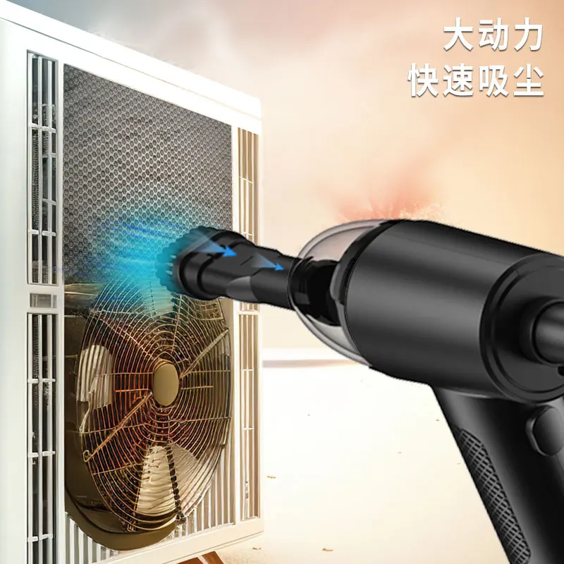 Compressed Air Vacuum Cleaner Hand Held Air Vacuum for Dust Cleaning Electronic Blower Duster Portable 2 in 1