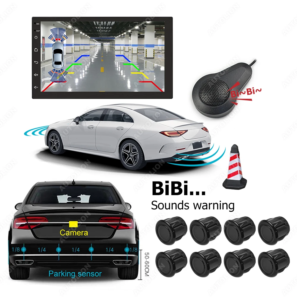 Original upgrade Smart detection parking system available for any camera android player