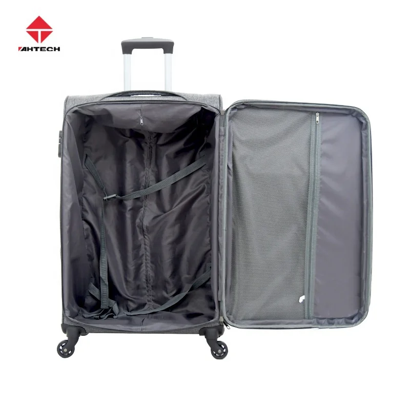 Anti Water Expandable Softside Bag Durable Large Ultra Lightweight Checked Suitcase with Rolling Spinner Wheels