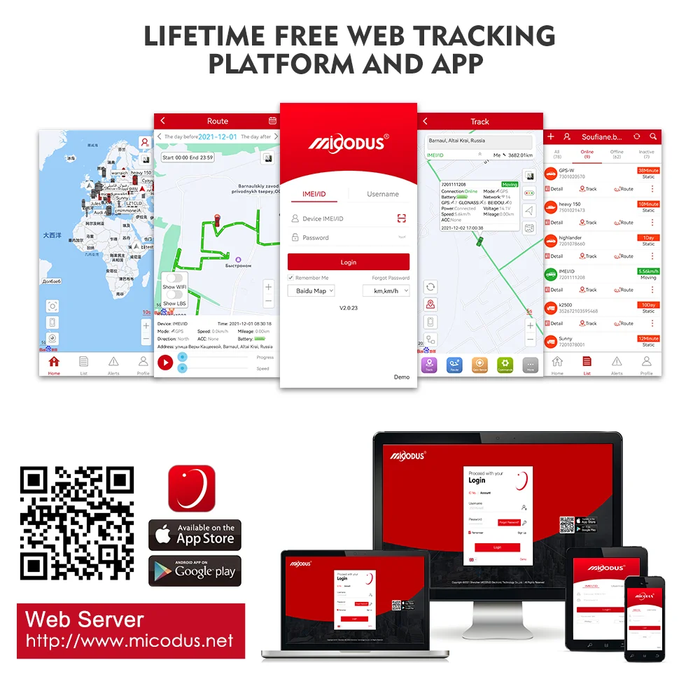 4G Vehicle GPS Locator MiCODUS MV401G Waterproof Wired Tracking Device System Remote Engine Cutting Off Car Gps Tracker