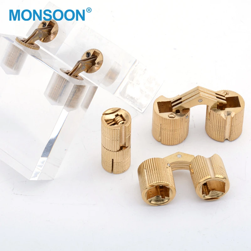 Wholesale hight quality metal 180 degree 8 10 12 14 16 18 24 mm special hinge corner cabinet hinge barrel hinge for Wooden Box