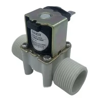 Solenoid Valve 220v AC High Pressure DC24V Plastic Solenoid  Control Valve For Washing Machine