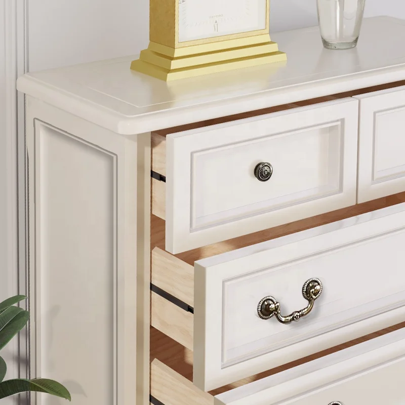 Living Room Furniture Modern Wooden Storage Cabinet With Drawer Set Side Table