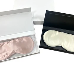 Custom Box Logo Private Label Silk Eye Mask Silk Blindfold 100% Mulberry Silk Eyemask For Sleeping