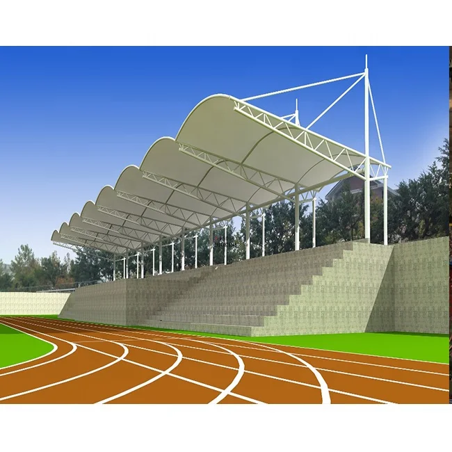 Prefab Steel Structure Membrane Canopy Steel Design