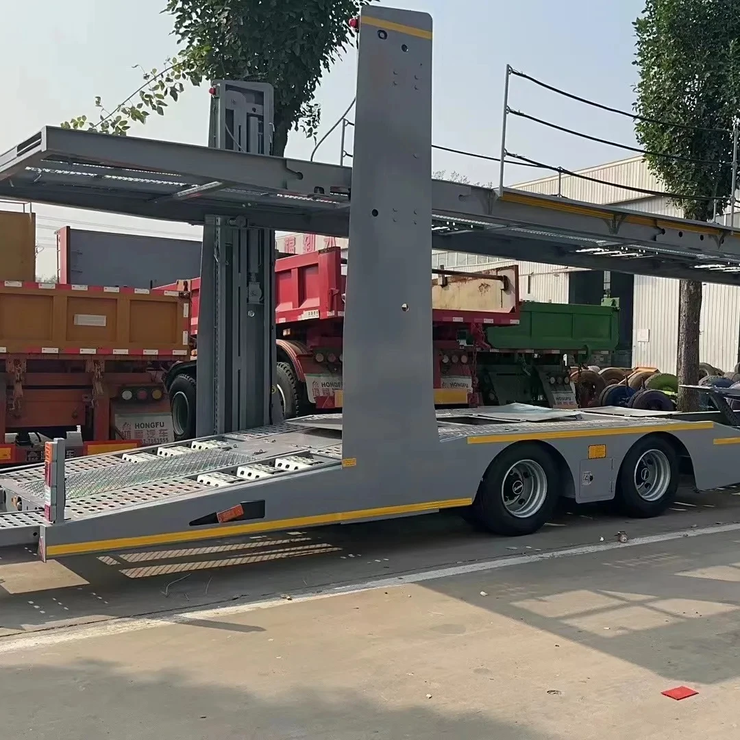 Super Long Semi-Trailer Steel Logistics Carrier Carrier Trailer for Efficient Long-Distance Transportation