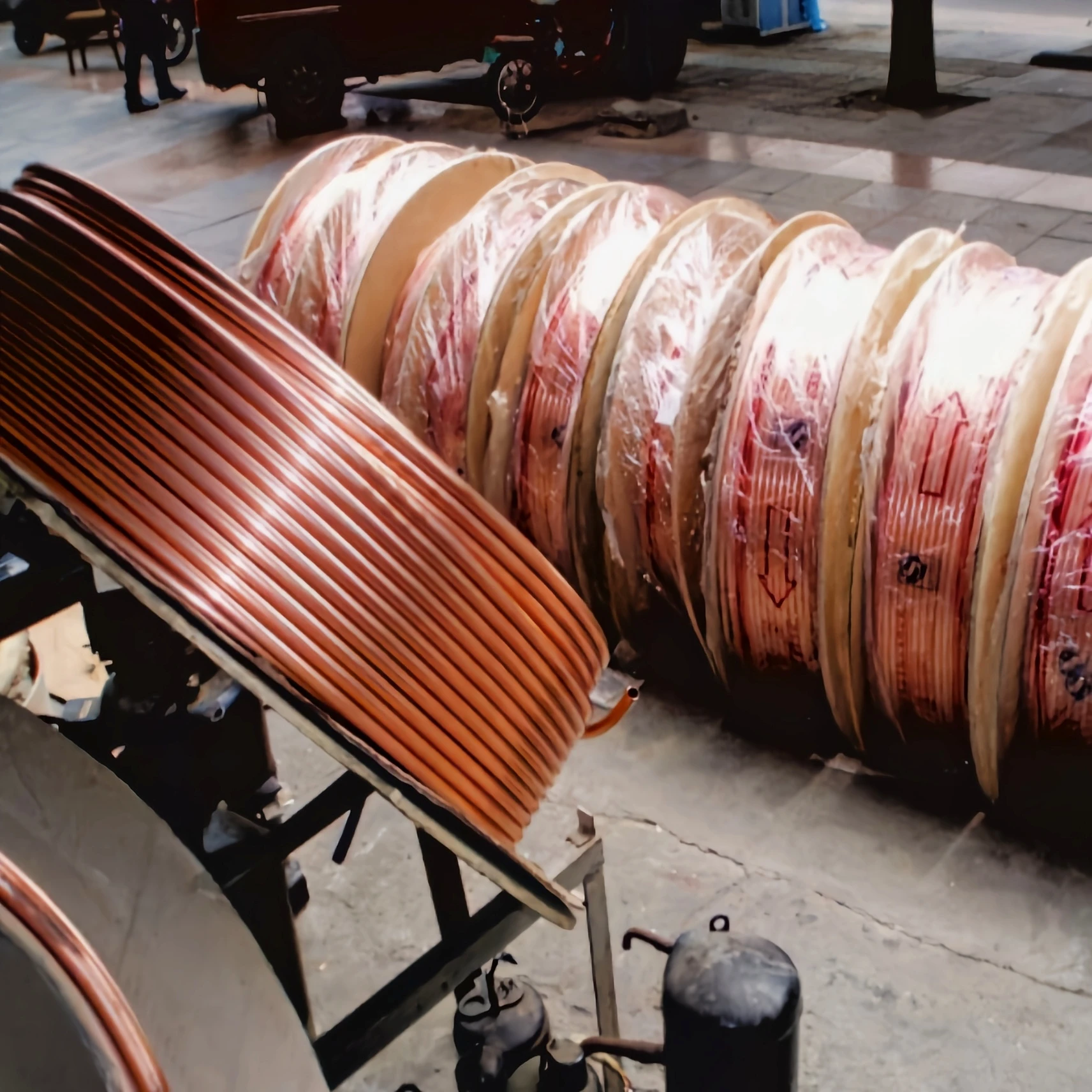 Copper Coil Pipes For Refrigeration 1/4' 3/8' 1/2' 3/4' Copper Coil Tubes