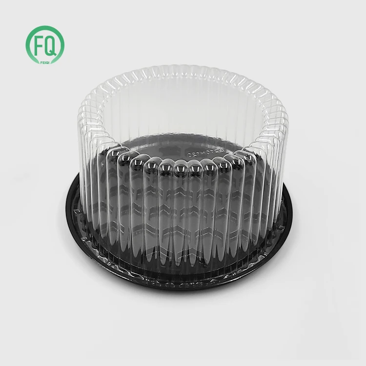 Wholesale cheaper best clear high quality packaging transparent cake box 10inch