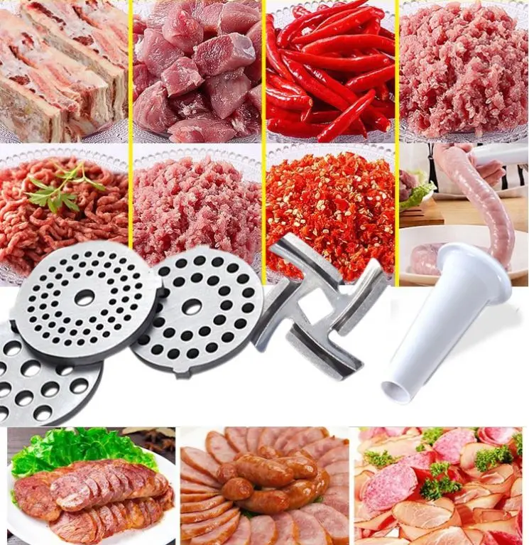 full cooper motor powerful meat grinder meat mincer for home use electric kitchen items sausage maker