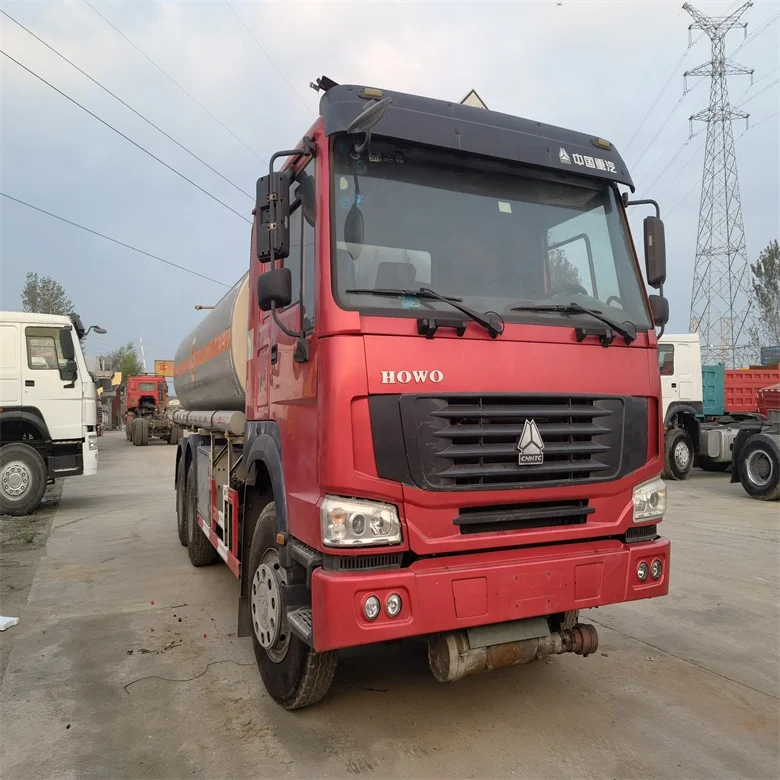 Fuel Tank Tanker Truck Used Sinotruk Howo 20000 Liters Diesel Oil Capacity