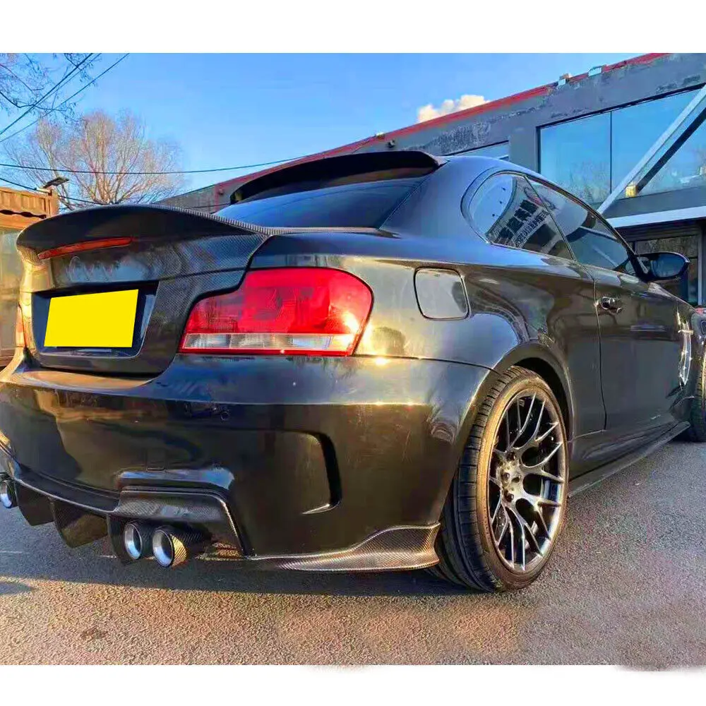 JCSPORTLINE Carbon Fiber CSL Style Rear Trunk Lid for BMW 1 Series E82 M tech 2008-2013