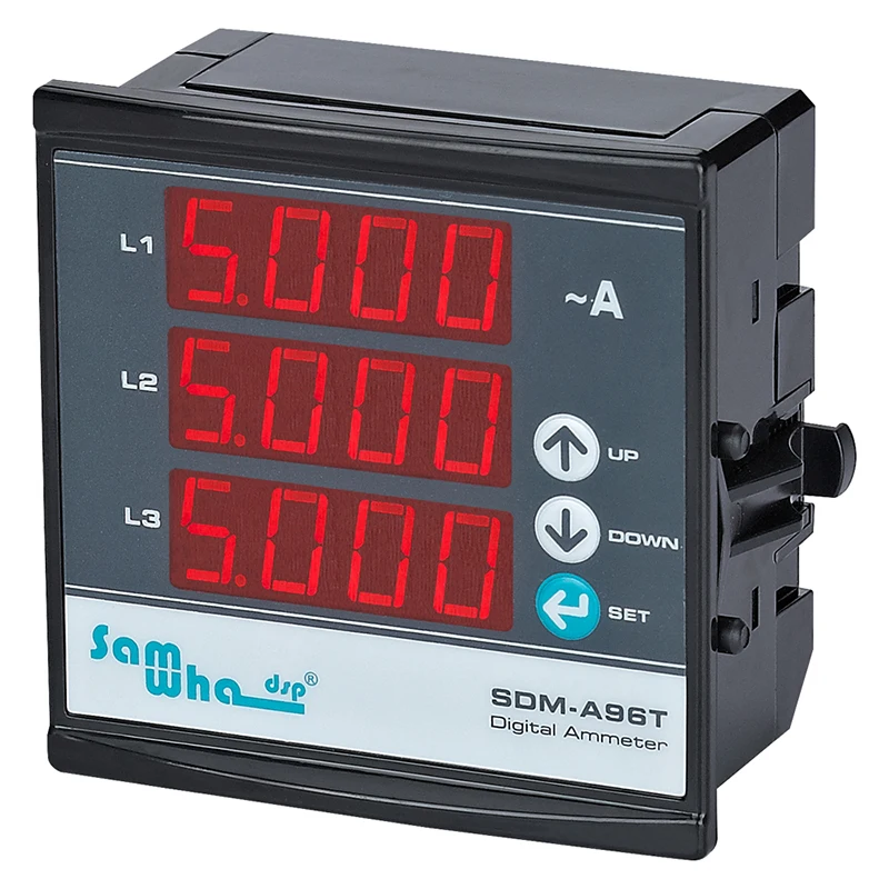 Samwha-dsp SDM-A96T high quality and practical Double Ammeter Voltmeter