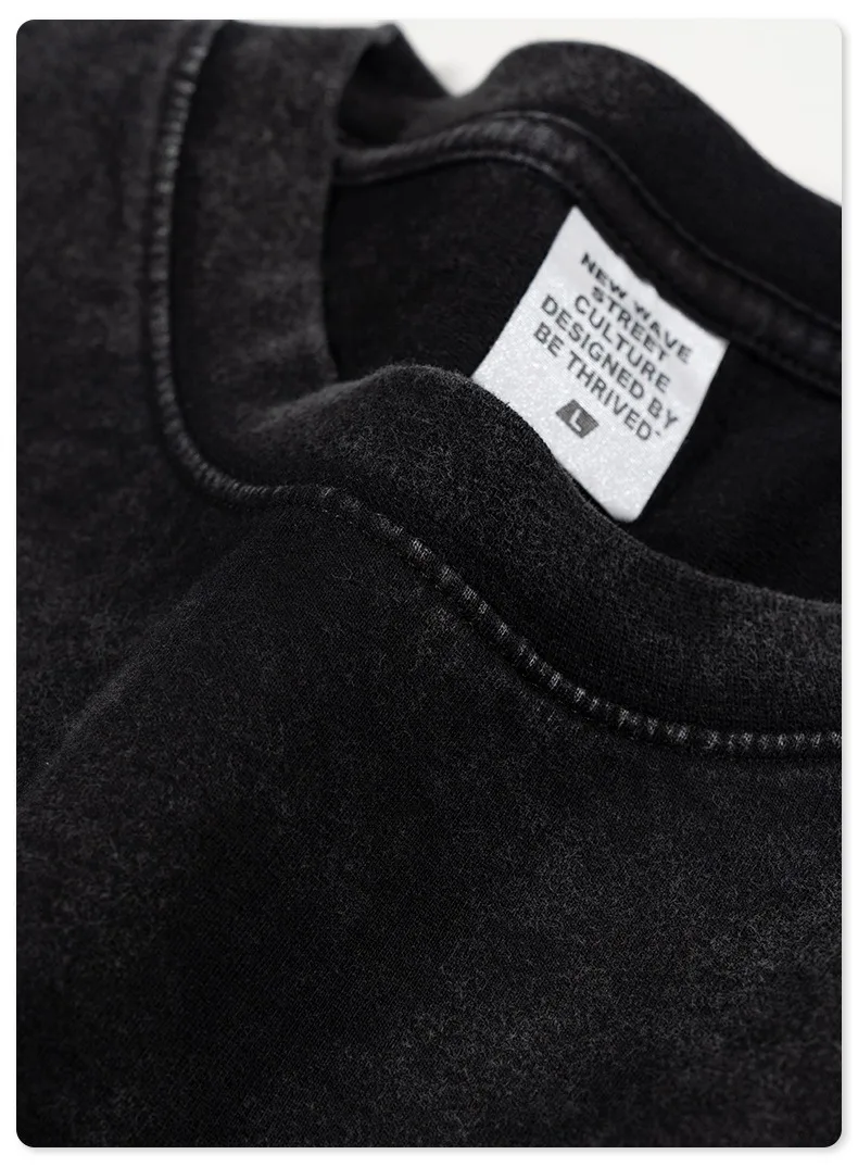 Custom Cut And Sew T Shirt 100% Cotton Graphic Printing Heavyweight Bleach Acid Washed Vintage Plus Size Men Oversize Tshirt