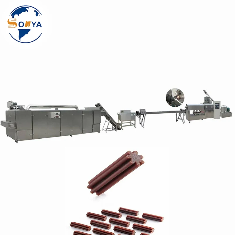 good dog Chewing pet bone treats chews food making extruder machine production line