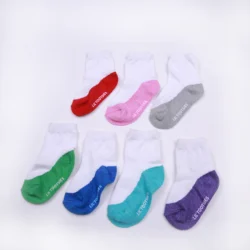 wholesale soft knit anti slip custom cotton set baby socks