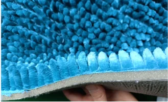 Shiny chenille thick bath mat  anti-slip carpet  highly water absorption superior quality in stock