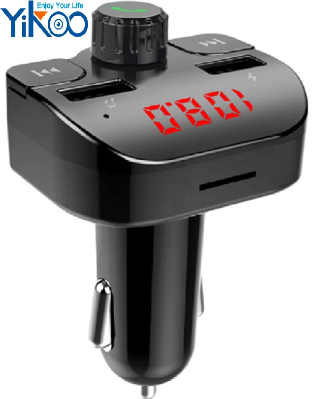  Yikoo OEM Многофункциональный телефон с двумя USB-портами автомобильное зарядное устройство Быстрая зарядка мощная Совместимость