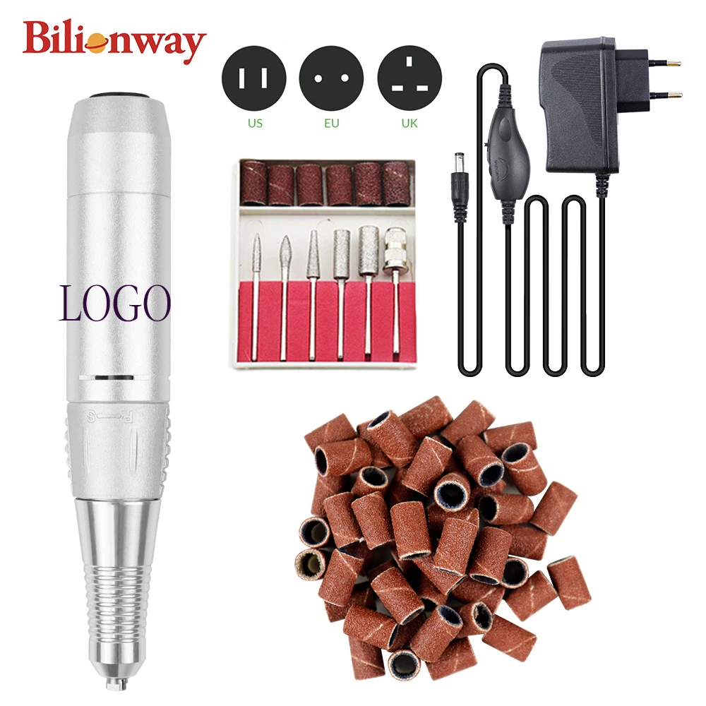 Custom Logo 35000rpm Mini Cordless Electric Manicure Nail Drill Machine Professional