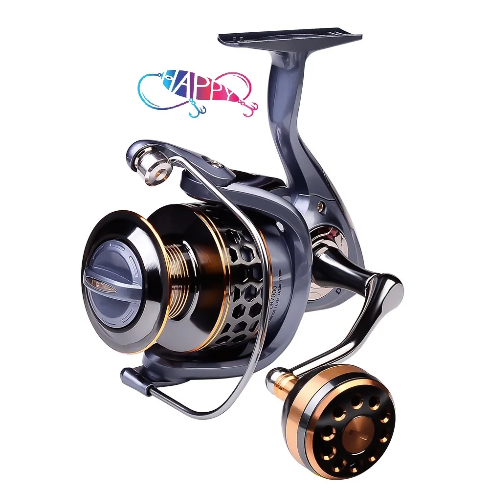 High Quality Max Drag 10KG Spool Fishing Reel Gear Ratio 5.2:1 Metal Casting Reel Bass For Saltwater High Speed Spinning Reel