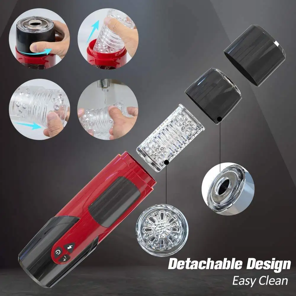 New Product Explosion Electric 360 Degrees To Enjoy Using Medical Silica Gel Safe And Secure Men Masturbation Cup