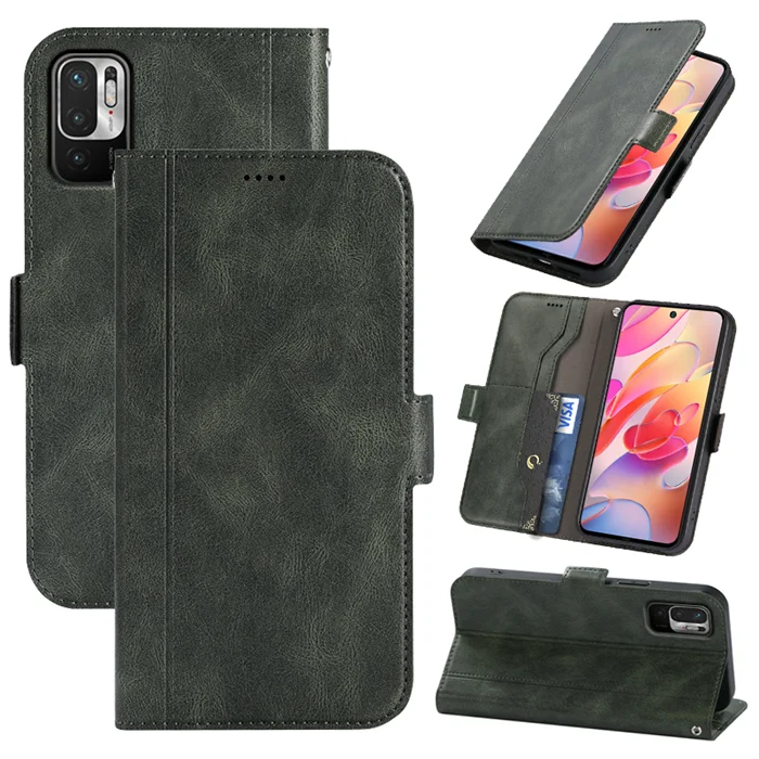 Leather Wallet Case Strong Magnetic Phone Flip Cover For Redmi Note 11 Pro 5G Note10 JE Note10 Pro K20 K30 Ultra K40 Pro Mi 11T