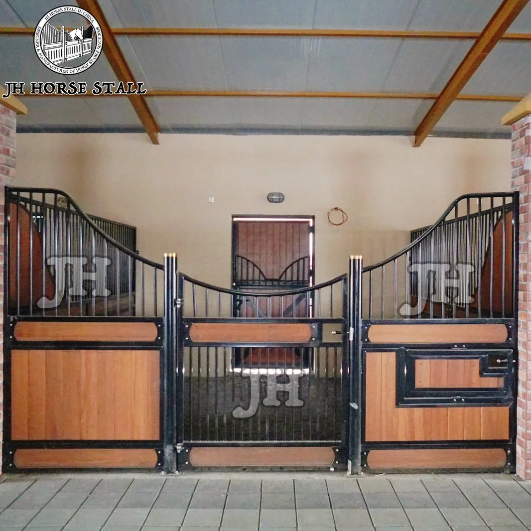 Customized Portable Bamboo Wooden Prefabricated Horse Stable Door for Sale