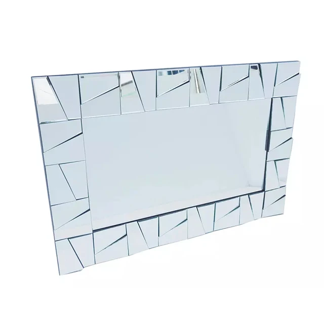 Modern simple creative wall hanging decorative mirror bedroom makeup mirror bathroom mirror