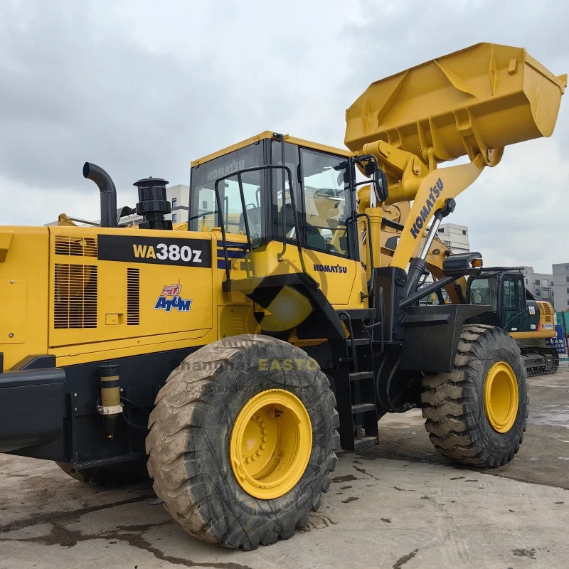 Japan made original komatsu wheel loader wa380 for sale second hand used ready to ship