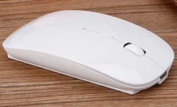 Беспроводная перезаряжаемая компьютерная мышь DP 2,4 ГГц 1600 точек/дюйм с 4 кнопками, эргономичная мышь с удобным кликом