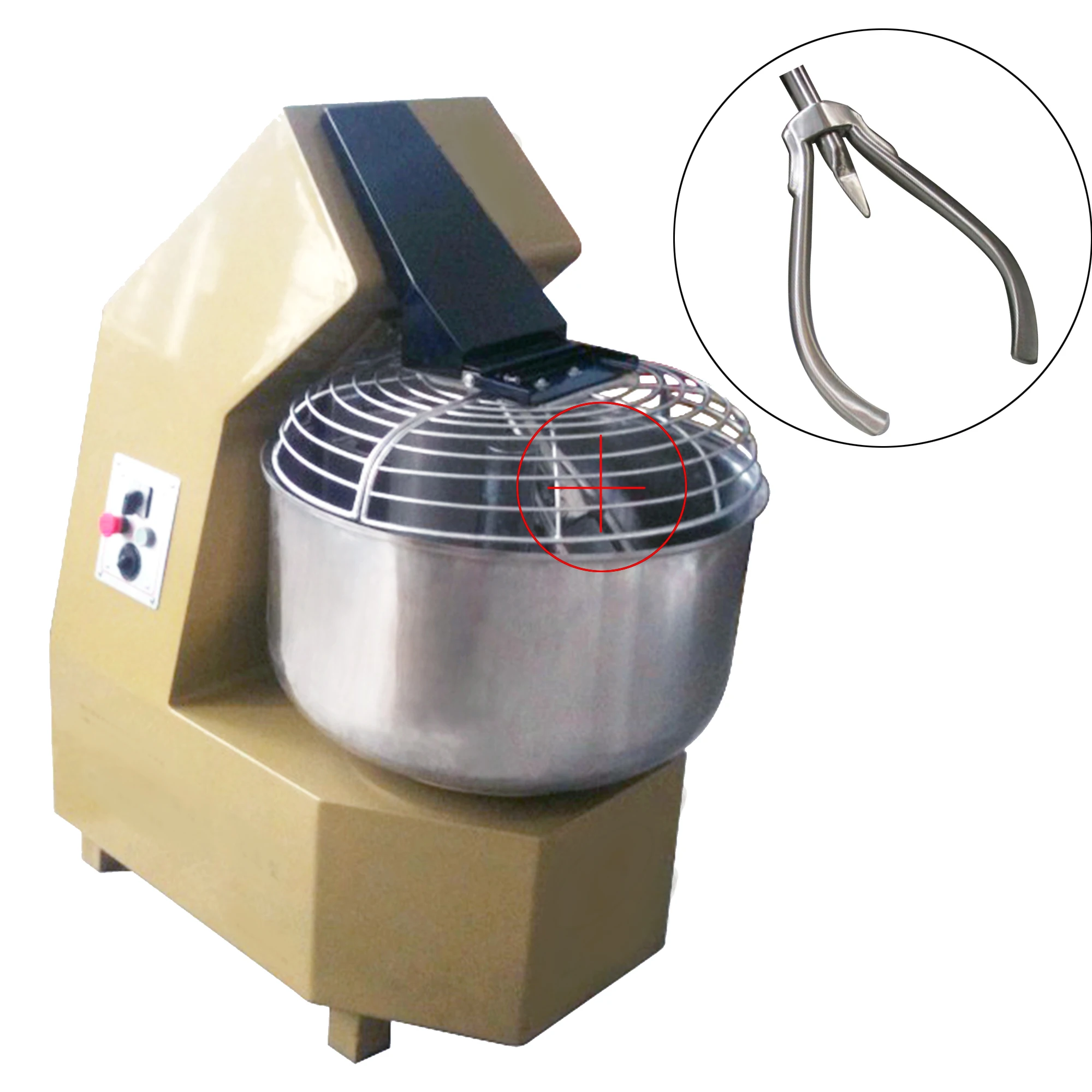 ARTISAN QRM-25 Electric Dough Mixer 25 Kg Artisanal Fork Kneader for softer and lighter bread dough,220V,Customizable