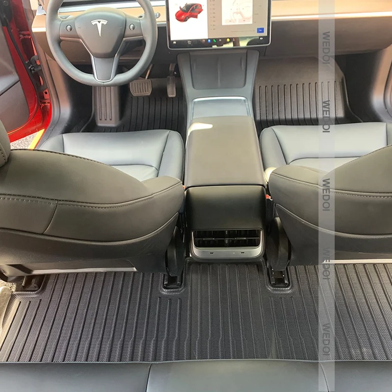 2023 ТПЭ автомобильные коврики для любой погоды Tesla Model 3 Индивидуальный автомобильный напольный