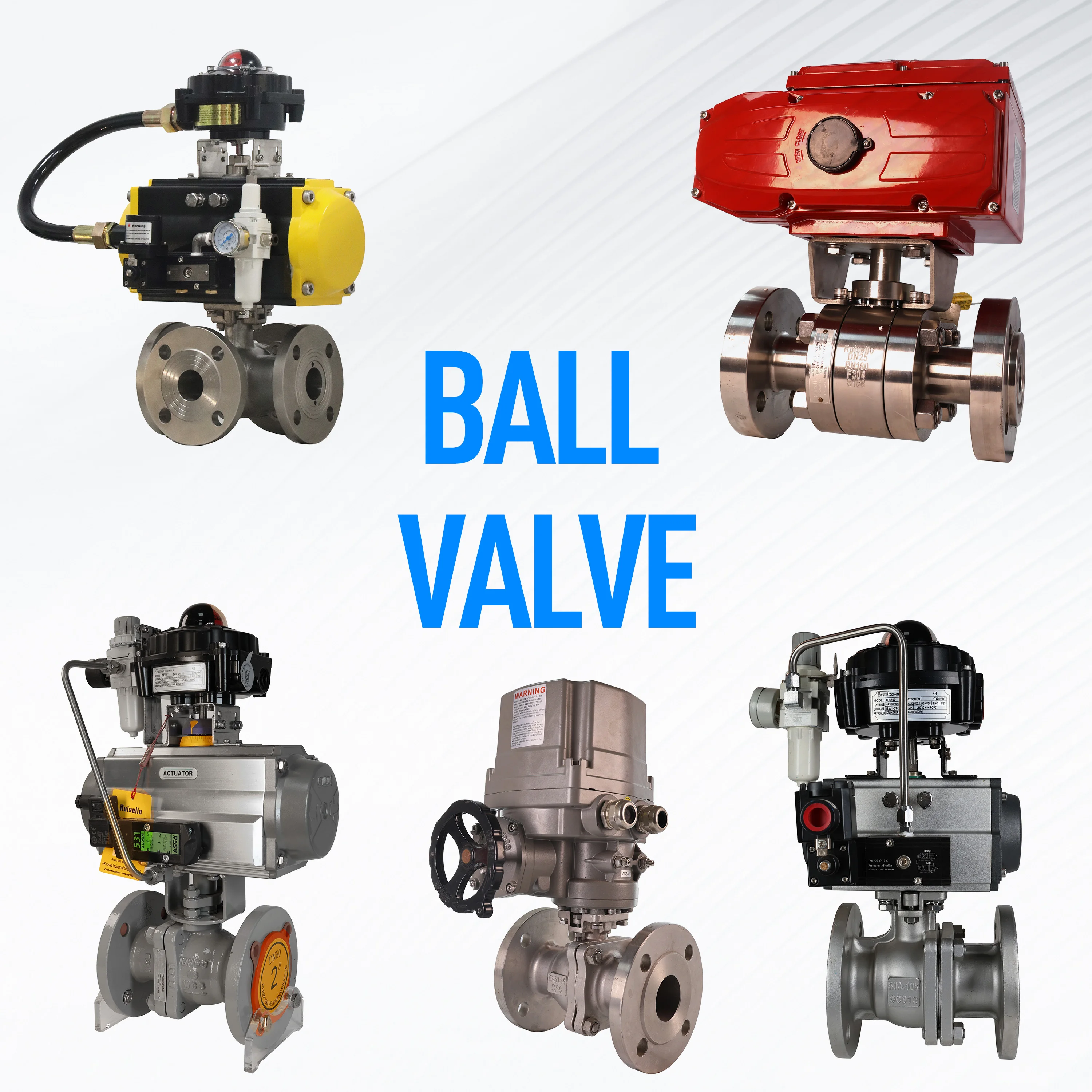 Flanged Electric Motorized Ball Valve Actuator Motorized Water Flow Control Electric Ball Valve