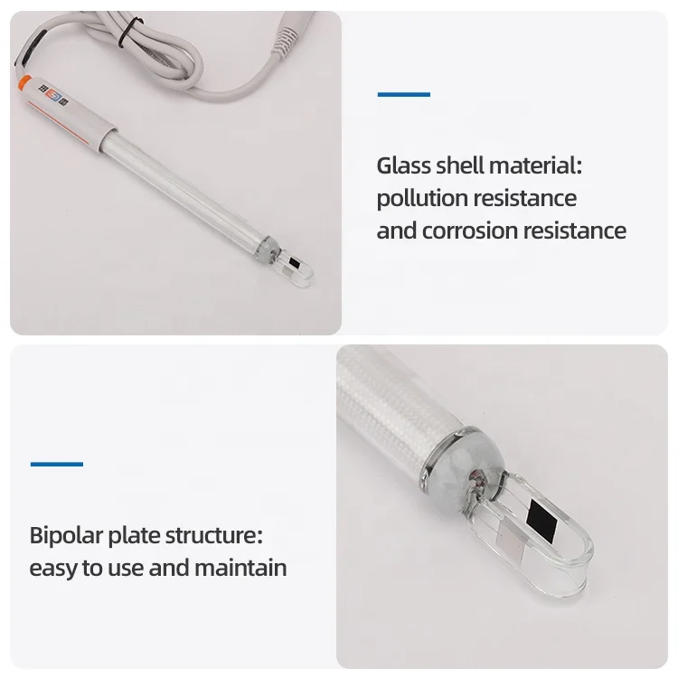 Hot sale DSDJS-1VTC Laboratory Platinum Black Conductivity Electrode for measuring large electrical conductivity