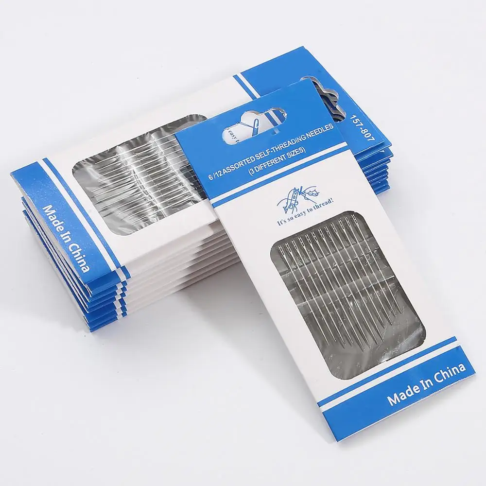 12 шт./компл. швейные иглы набор швейных игл для домашнего рукоделия «сделай сам» бытовые различные размеры подходят для ручной работы