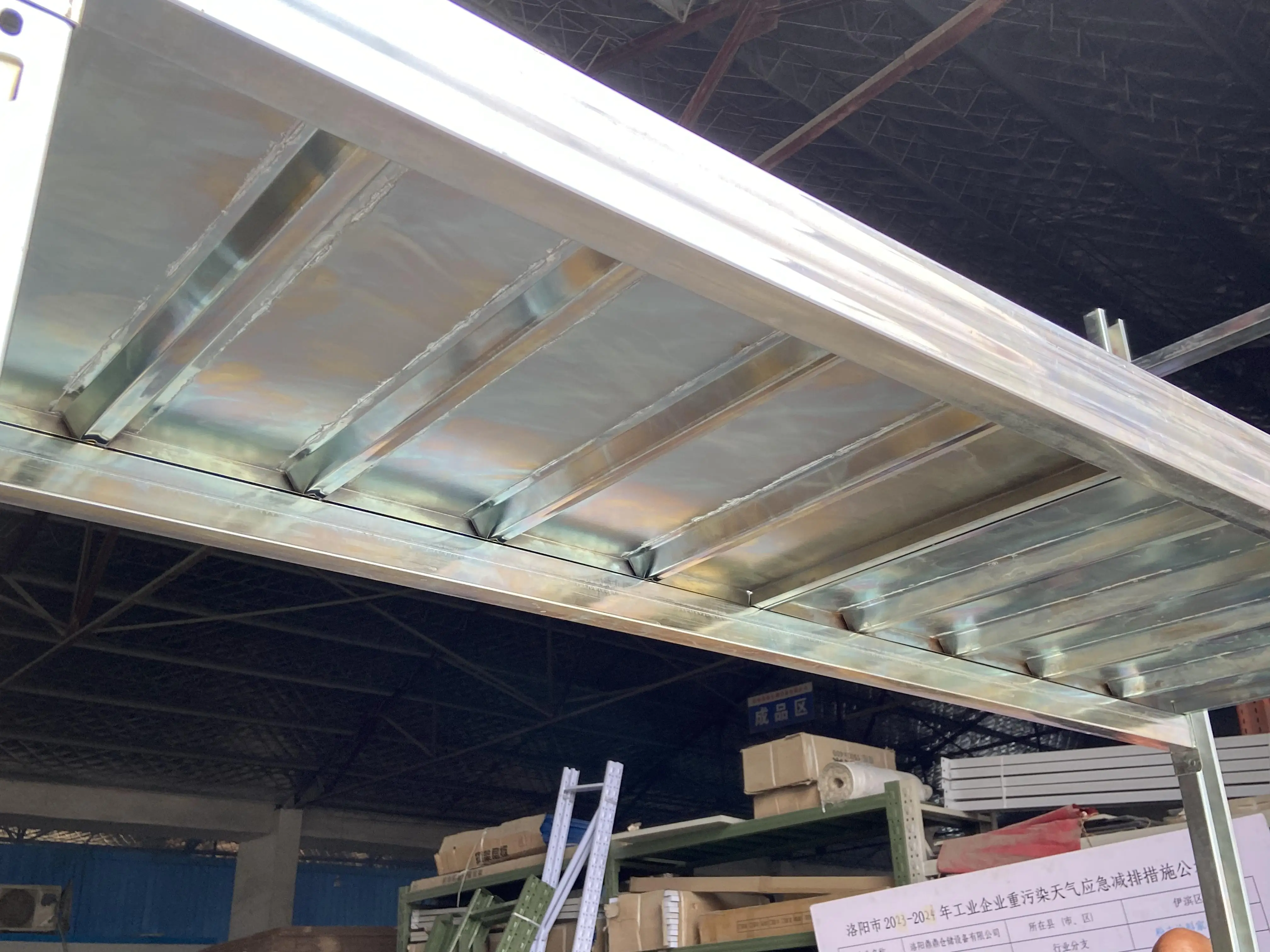 Manufacturer in Morgie metal Racks with visibility space multiple shelving flexible storage solutions for warehouse galvanized