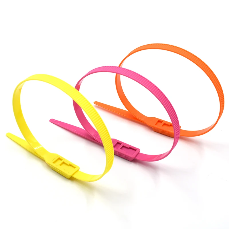 JAGASL Colorful Cheap Releasable Plastic Cable Tie Lock For Playground cable ties reusable