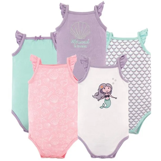 100% organic knitted cotton jersey/interlock/ jersey baby rompers certified with GOTS & OEKO TEX for infant & toddlers