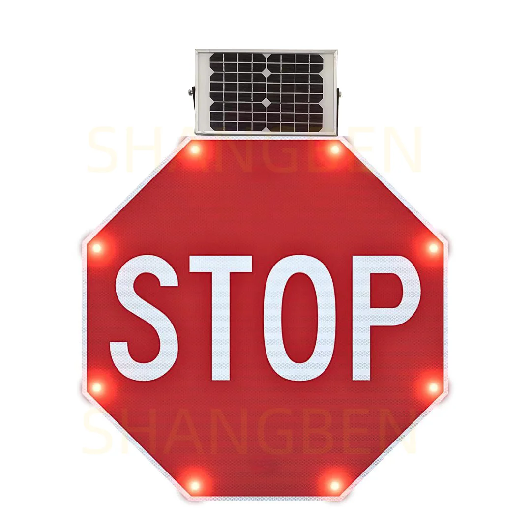 30 traffic flashing stop sign blinker led solar powered bulbs for stop signs