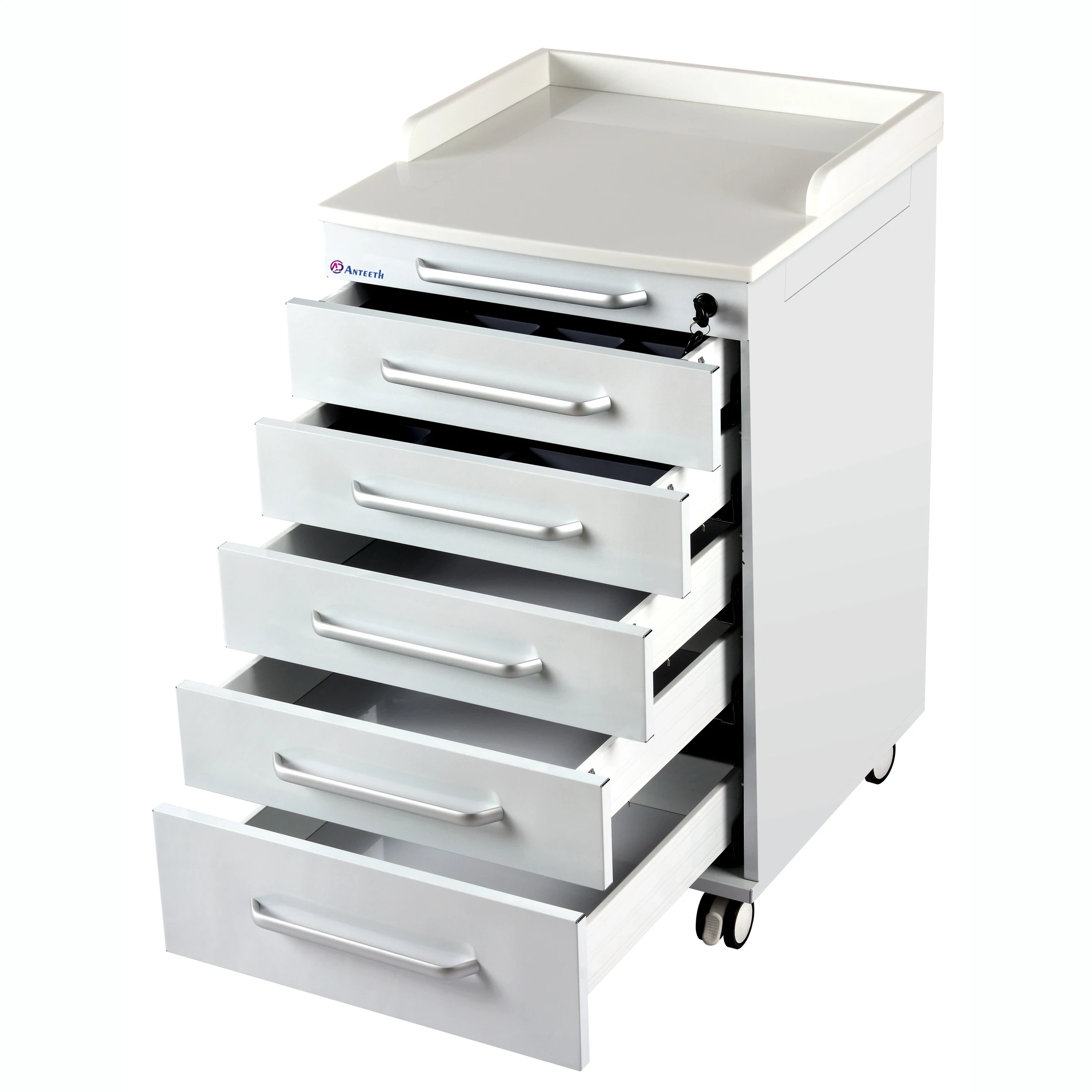 Yimmi Metal Body Medical Storage Cabinet With Drawers Wheels With Brake Laboratory Dental Office Cabinet Modern Dental Cabinets